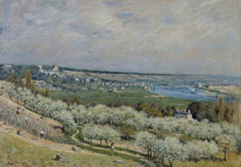 Alfred Sisley - The Terrace at Saint Germain, Spring