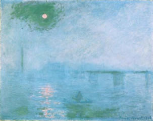 Claude Monet - Charing cross bridge fog on the thames
