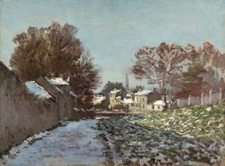Fototapety  Claude Monet - Snow at Argenteuil