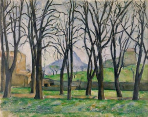Paul Cezanne - Chestnut Trees at Jas de Bouffan