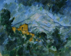 Fototapety  Paul Cezanne - Mont Sainte-Victoire and Château Noir