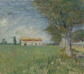 Vincent van Gogh - Farmhouse in a wheatfield