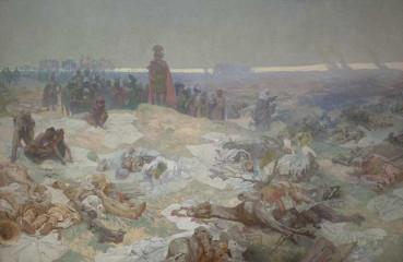 Fototapety  Alfons Mucha - After the Battle of Grunwald