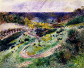 Fototapety  Auguste Renoir - Road at Wargemont