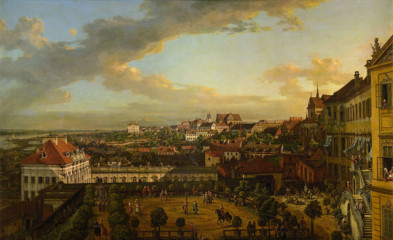 Fototapety  Bernardo Bellotto - Widok Warszawy z tarasu Zamku Królewskiego