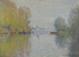 Fototapety  Claude Monet - Autumm on the seine Argenteuil