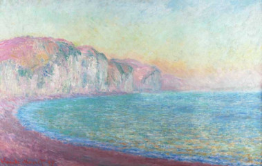Fototapety  Claude Monet - Falaises a Pourville soleil levant
