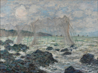Fototapety  Claude Monet - Fishing nets at Pourville