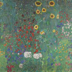 Fototapety  Gustav Klimt - Farm Garden with Sunflowers