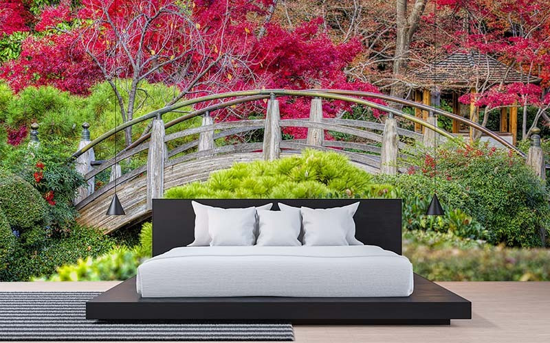 Fototapeta do sypialni - ogród japoński