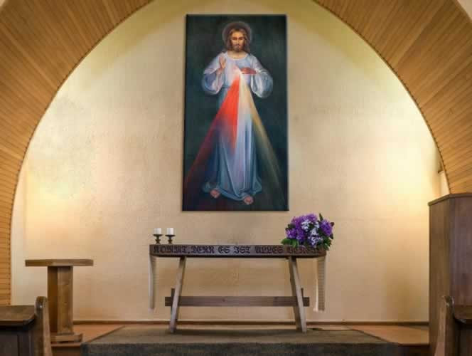 Obraz na płótnie do kościoła z przedstawieniem Jezusa Chrystusa