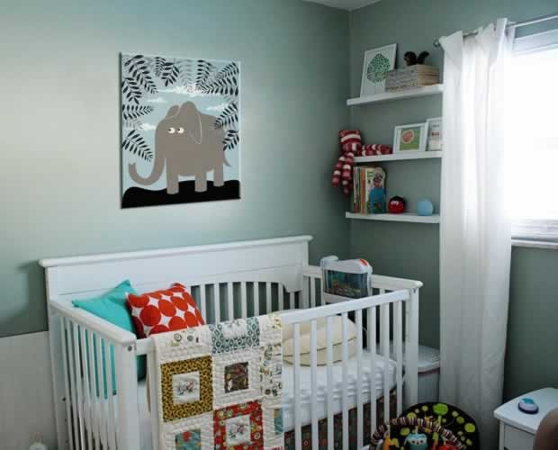 Obraz na płótnie do pokoju dziecka z motywem słonika
