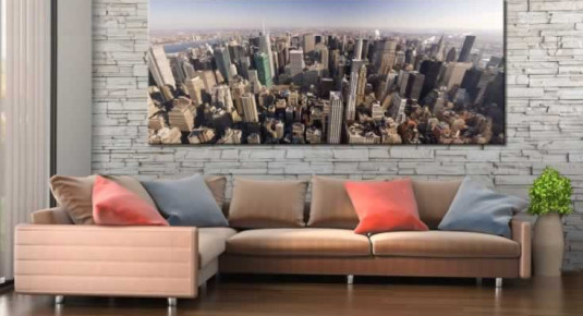 Obraz na płótnie do salonu z panoramą miasta Nowy York