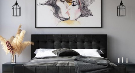 Obraz do sypialni - Pocałunek