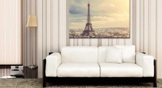 Obraz na płótnie z motywem wieży Eiffla w Paryżu