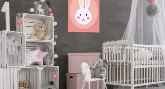 Plakat do pokoju dziecka z króliczkiem