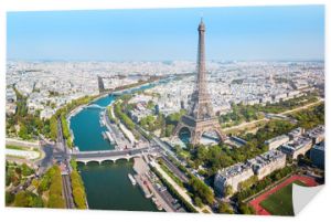 Panoramiczny widok z lotu ptaka Paryż, Francja