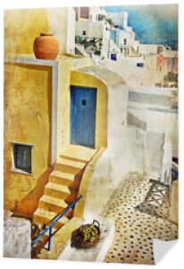kolory Santorini -obraz artystyczny