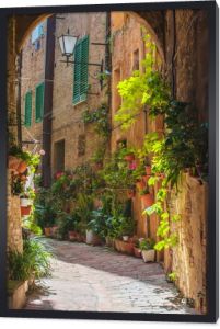 ulice starego włoskiej Sieny