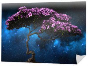 Kwitnące drzewo. ilustracja 3D