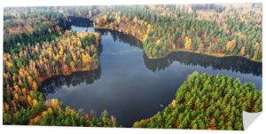 jesień na Warmii w północno-wschodniej Polsce