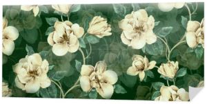 Bezszwowy kwiat kwiatowy abstrakcyjny geometryczny cyfrowy Drukuj dla tekstyliów odzież damska i tekstury tapet.