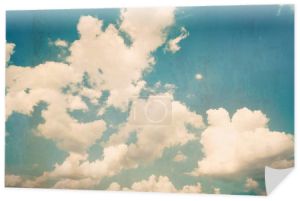 grunge niebieski niebo i chmury tekstura tło z miejsca