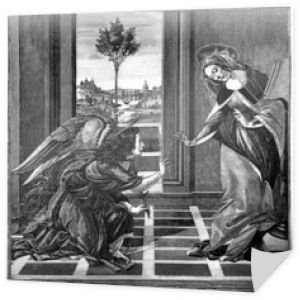 Zwiastowanie : Dziewica Maryja i Archanioł Gabriel