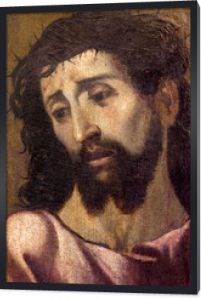 Sewilla - portret Jezusa Chrystusa z koroną z tonów