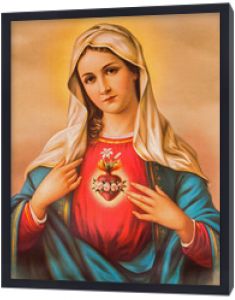 Serce Maryi Panny - obraz typowo katolicki