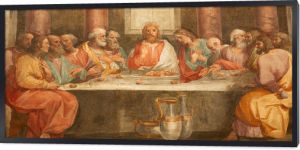 Rzym - fresk Ostatni super Chrystusa - Santa Prassede