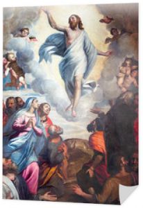Brescia, Włochy - 22 maja 2016: Obraz Wniebowstąpienia Pańskiego w kościele Chiesa di Santa Maria del Carmine autorstwa Bernardino Gandino (1587-1651).