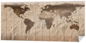 stare mapy świata