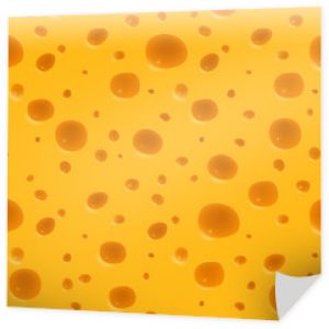 Żółta realistyczna tekstura sera, wektor