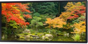 Ogród japoński jesienią