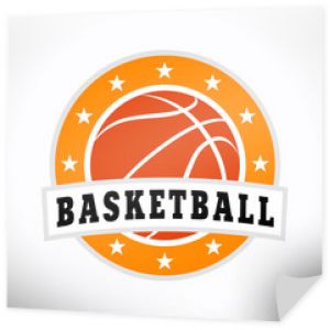 Logo emblematu koszykówki
