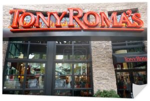 Tony Roma's Restaurant zewnętrzne i Logo.