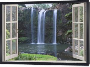 Otwórz okno widok na wodospady Whangarei, Northland Region (North Island), Nowa Zelandia