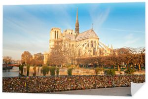Notre Dame w Paryżu, Francja.