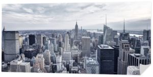 panorama Nowego Jorku widok z lotu ptaka