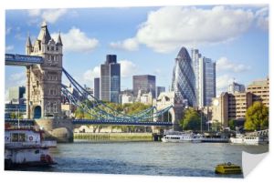 panoramę Londynu od Tamizy