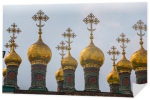 Ortodoksyjne kopuły cebulowe Moskwa