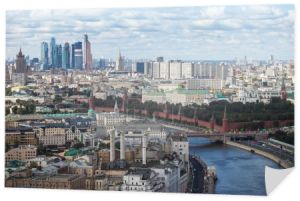 lotnicze Moskwa centrum serca panorama