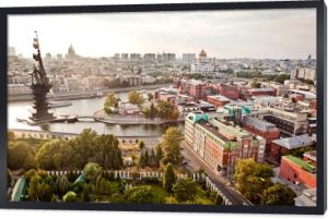 Panorama miasta Moskwa z powietrza