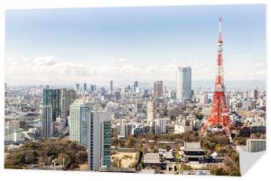 Tokyo Tower z panoramę