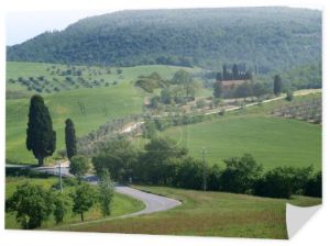 The beautiful landscape of Tuscany.
