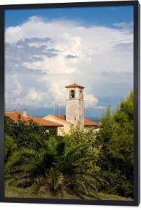 dzwon wieża z santa maria assunta Kościoła, telamon, Toskania