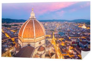 Widok na panoramę Florencji z widoku z góry