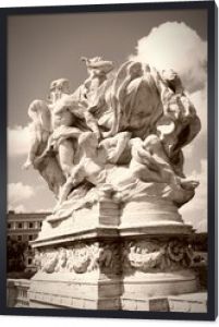 Pomnik retro Rzym - ton sepii