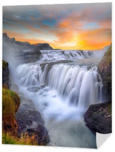 Wodospad Gulfoss, Islandia